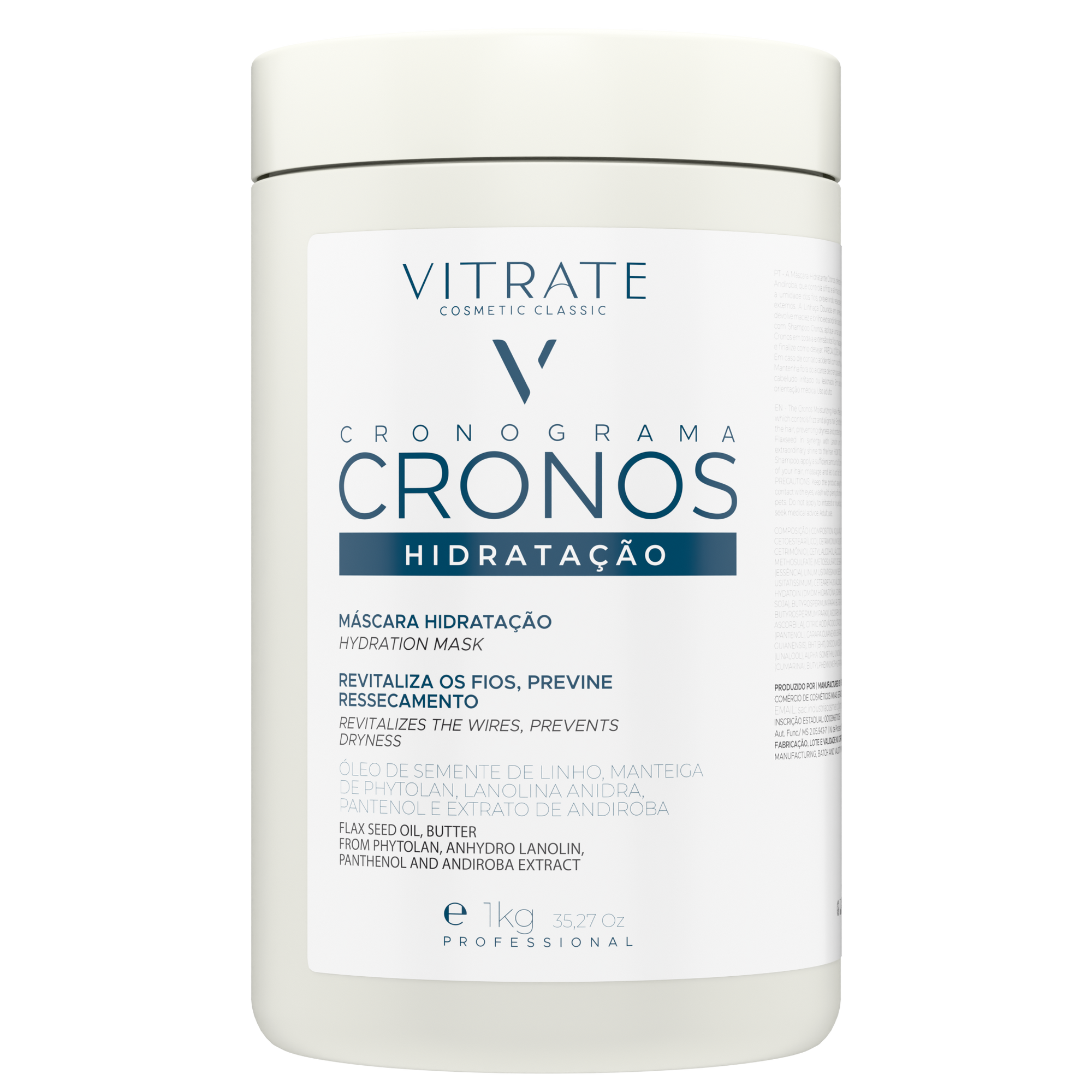 MÁSCARA CRONOS HIDRATAÇÃO 1KG ( LINHA CRONOGRAMA ) VITRATE