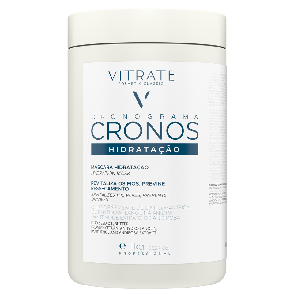 MÁSCARA CRONOS HIDRATAÇÃO 1KG ( LINHA CRONOGRAMA ) VITRATE