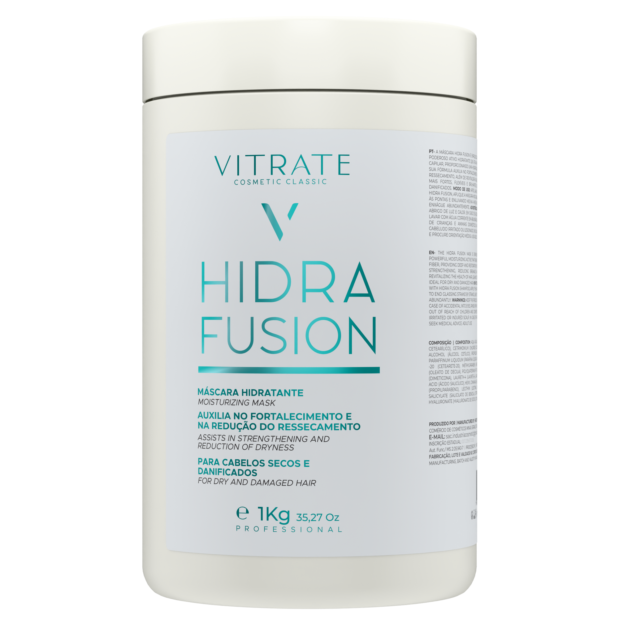 MÁSCARA HIDRA FUSION VITRATE  1KG