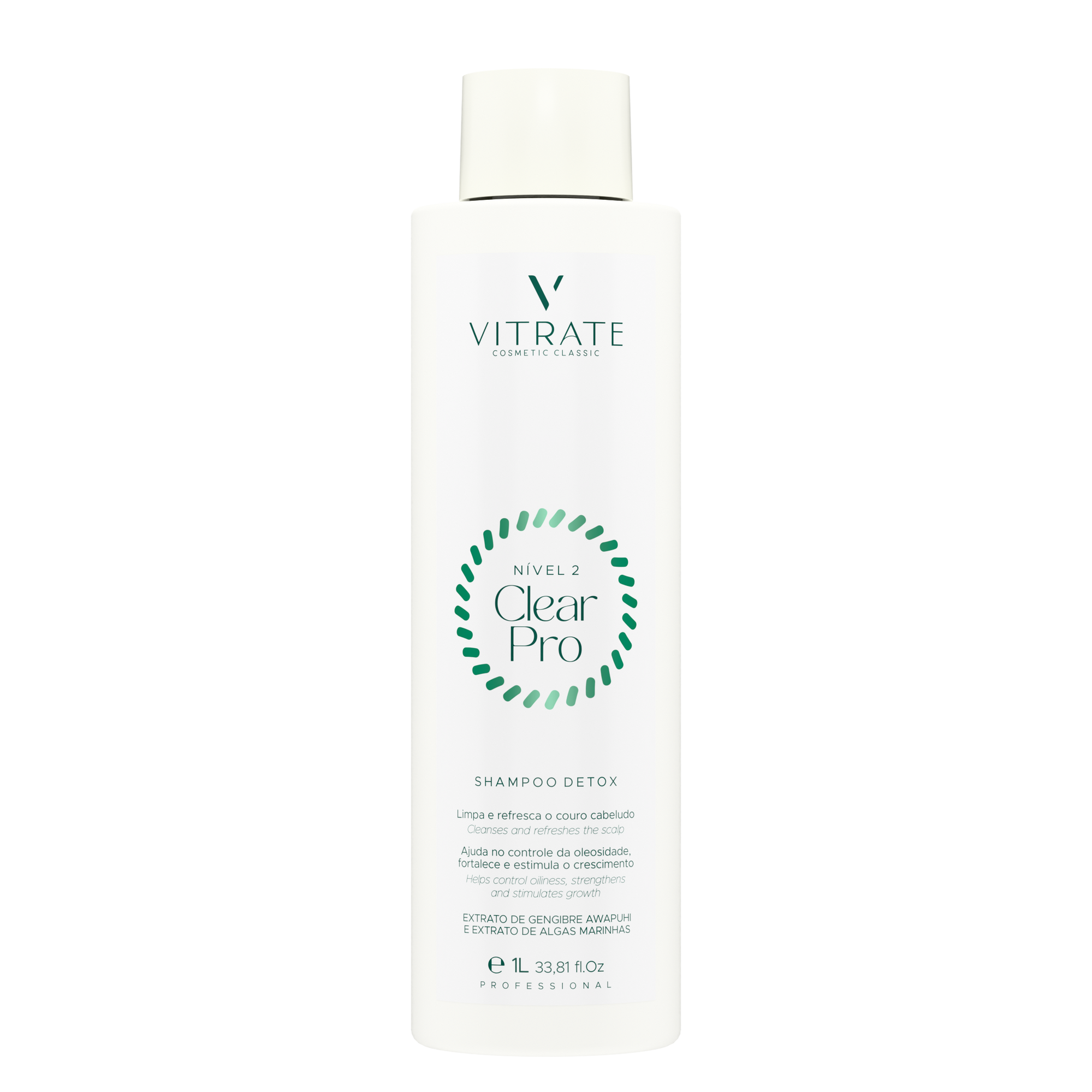 SHAMPOO CLEAR PRÓ NÍVEL 2 (DETOX) VITRATE 900G
