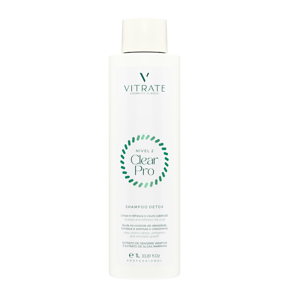 SHAMPOO CLEAR PRÓ NÍVEL 2 (DETOX) VITRATE 900G