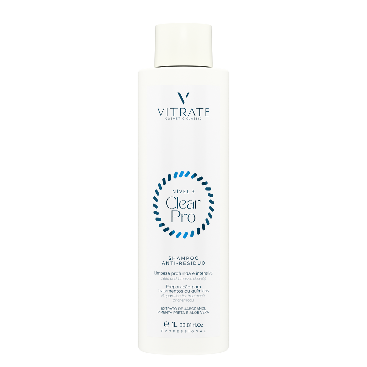SHAMPOO CLEAR PRÓ NÍVEL 3 - SHAMPOO ANTIRRESÍDO VITRATE 900G