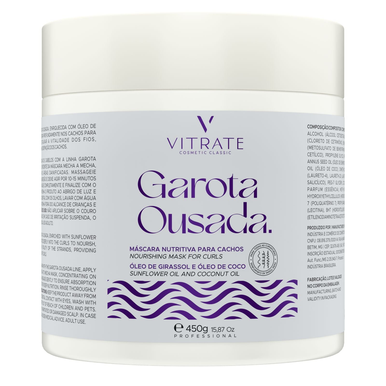 MASCARA GAROTA OUSADA VITRATE 450GR