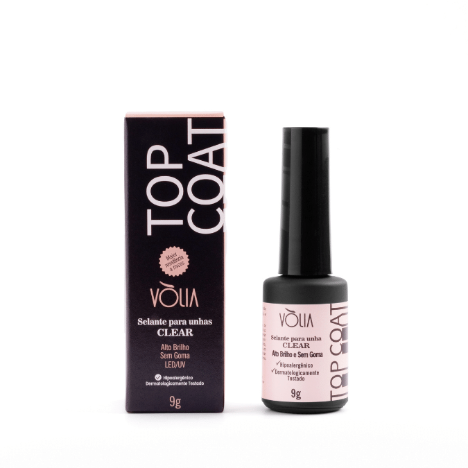 VOLIA TOP COAT CLEAR FRASCO 9G