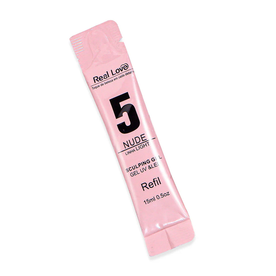 REAL LOVE SACHÊ GEL  NUDE (5) 15ML