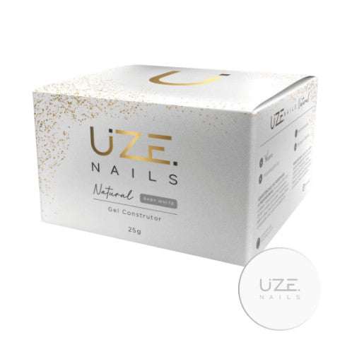 UZE GEL CONSTRUTOR BABY WHITE 25G