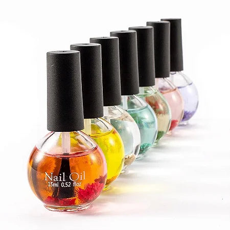 ÓLEO DE CUTÍCULA COM FLORES UNHAS HIDRATANTE