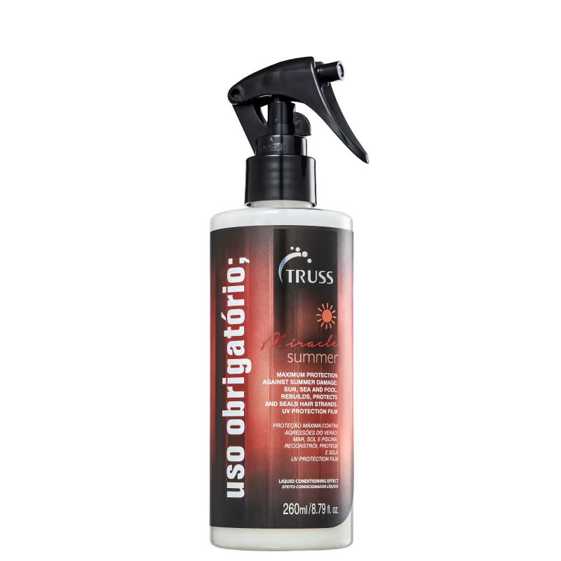 TRUSS RECONSTRUTOR USO OBRIGATÓRIO; MIRACLE SUMMER 260ML