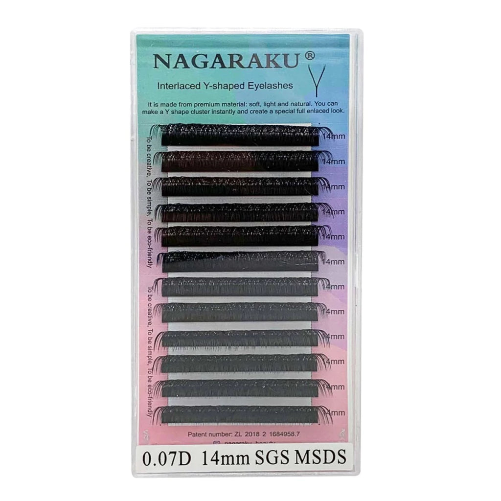 CILIOS NAGARAKU Y VOLUME BRASILEIRO  0.07D MIX 8-15