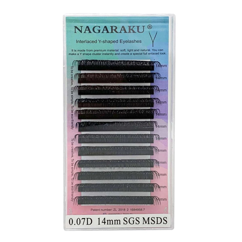 CILIOS NAGARAKU Y VOLUME BRASILEIRO  0.07D MIX 8-15