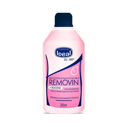REMOVEDOR IDEAL  DE ESMALTES ESCUROS REMOVIN - 200ML