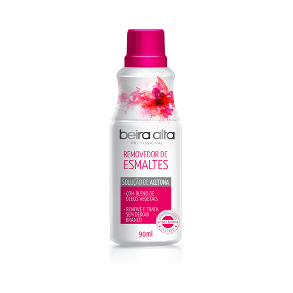 REMOVEDOR DE ESMALTE BEIRA ALTA ACETONA 90ML