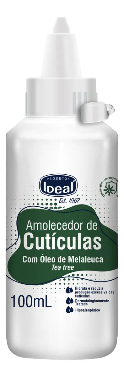 AMOLECEDOR DE CUTÍCULAS IDEAL COM ÓLEO DE MELALEUCA 100ML