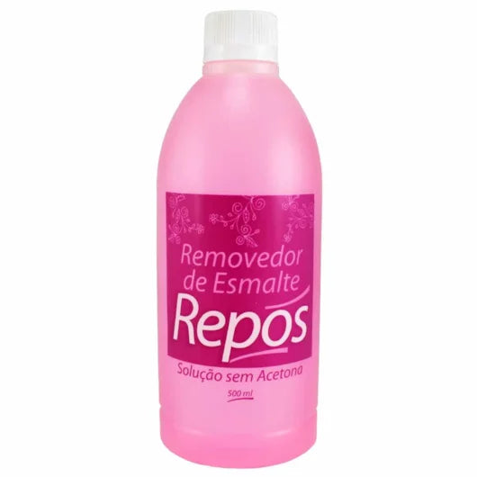 REMOVEDOR DE ESMALTE REPOS  SEM ACETONA 500ML