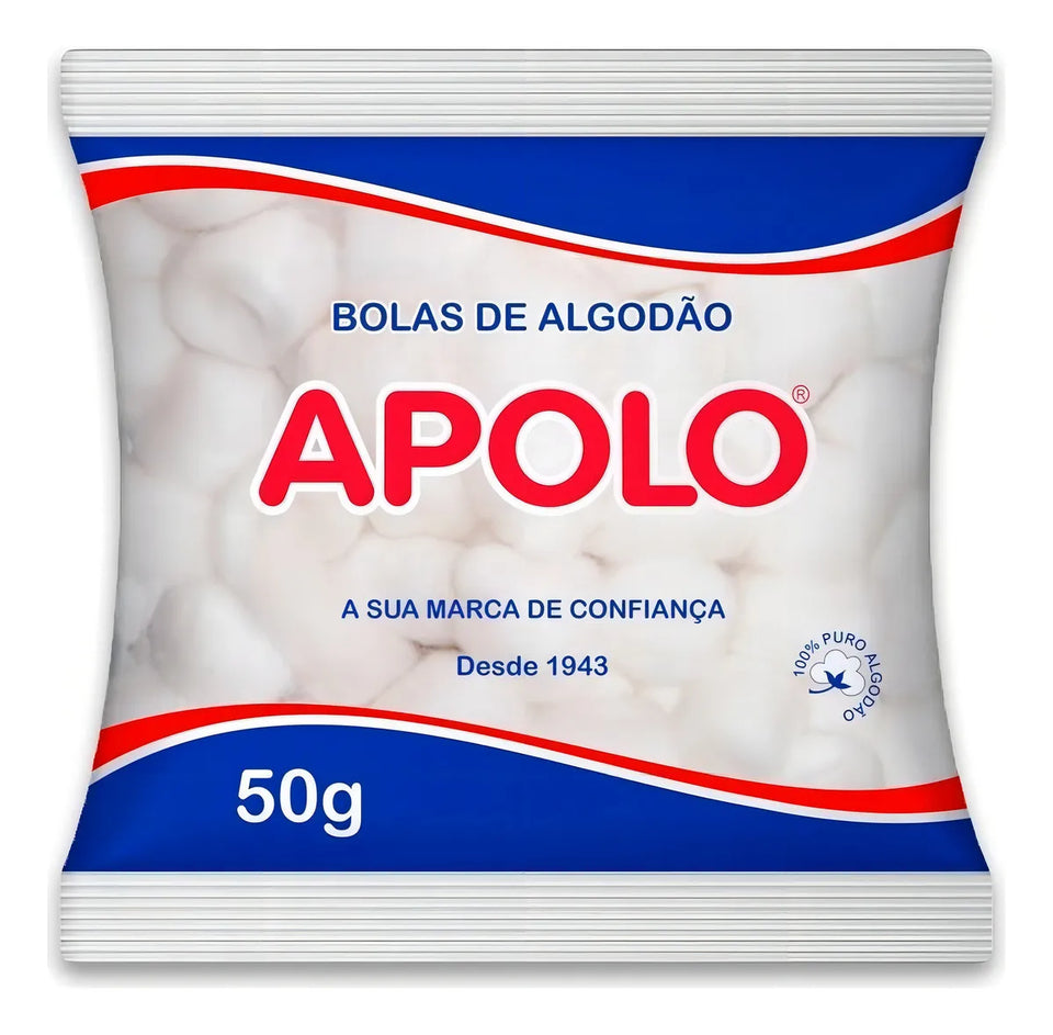 APOLO ALGODAO BOLAS HIDROFOLIO 50GR