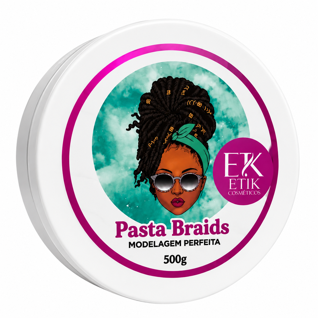 Pasta Modeladora Braids Etik Tranças Apliques Baby Hair 500g