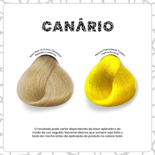 Kamaleão Máscara Pigmentante Canário 100ml
