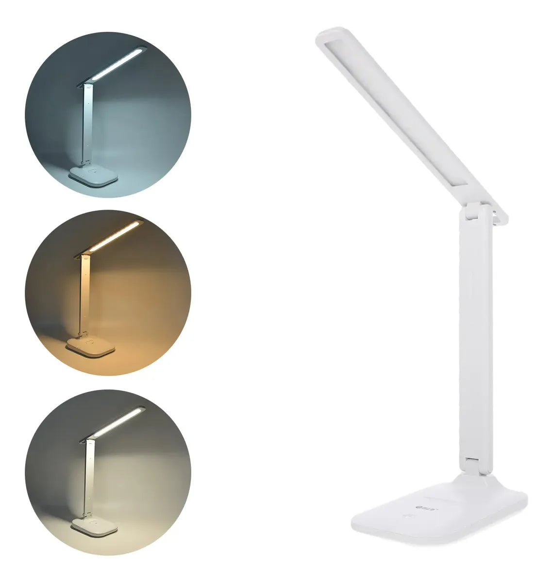 Luminária De Mesa Articulada Leitura Recarregável E Dobrável