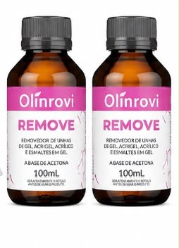 Removedor olinrovi de Gel, Acrigel, Acrílico e Esmalte em Gel (100ml)