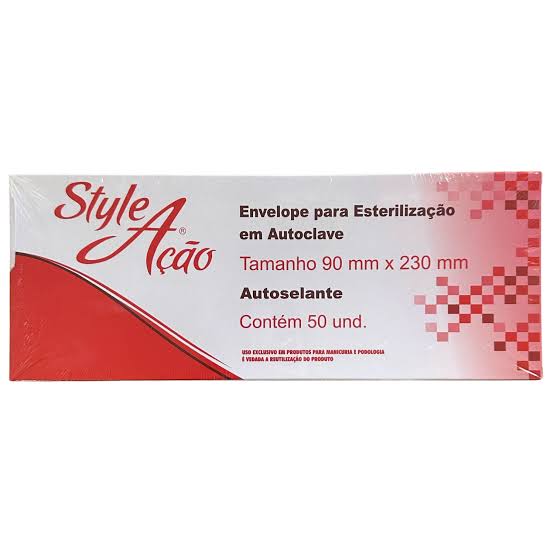Envelope Autoclave Style Ação com 50 Unidades