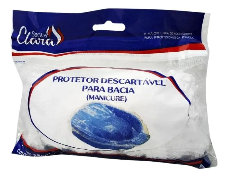 Protetor Bacia Manicure Descartável Santa Clara 50 unid