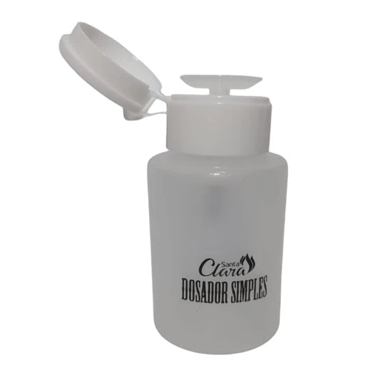 Dosador Plástico Simples p/ Acetona 150 ml Santa Clara