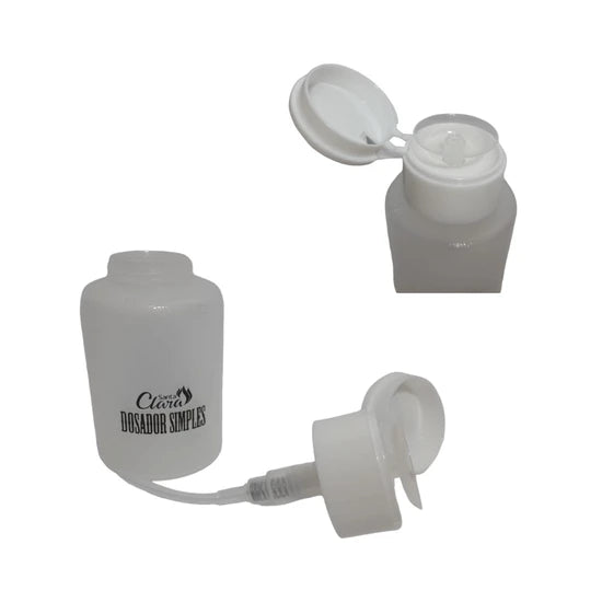 Dosador Plástico Simples p/ Acetona 150 ml Santa Clara