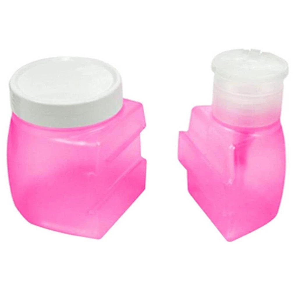 Kit Porta Algodão e Dosador De Acetona Manicure - Santa Clara CORES SORTIDAS
