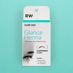 Henna para Sobrancelhas Glance Castanho Claro 3,5g - Rare Way