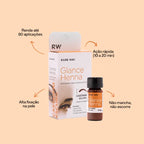 Henna para Sobrancelhas Glance Castanho Escuro 3,5g - Rare Way