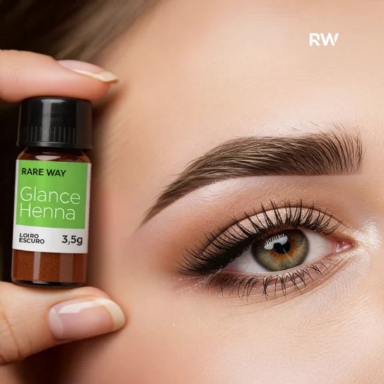 Henna para Sobrancelhas Glance Loiro Escuro 3,5g - Rare Way