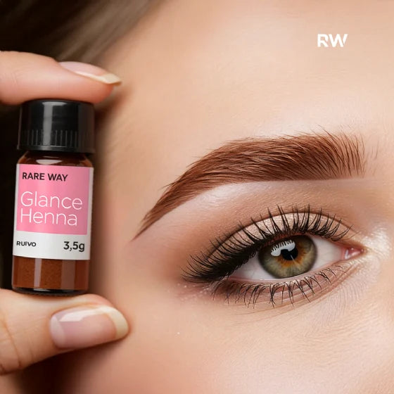 Henna para Sobrancelhas Glance Ruivo 3,5g - Rare Way