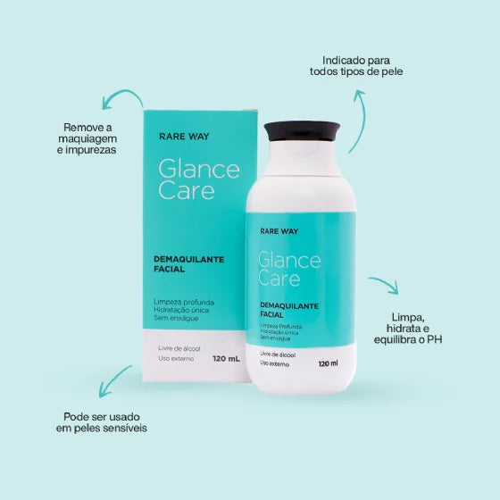 Demaquilante Glance Care 120 ml - Rare Way