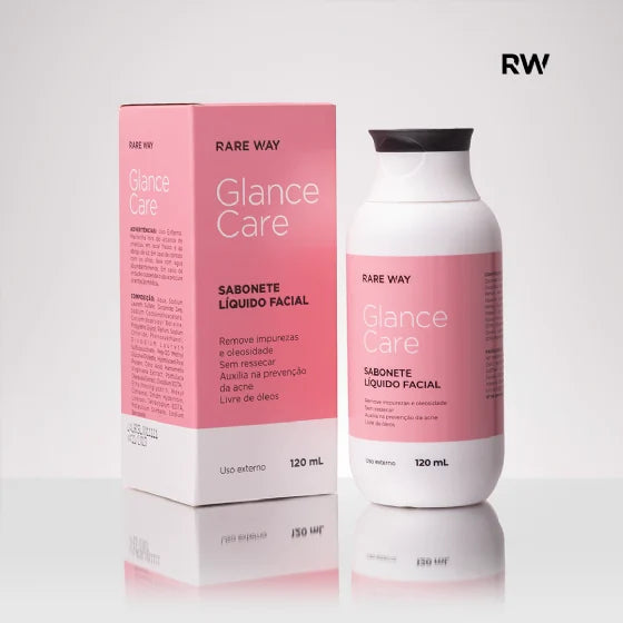 Sabonete Facial Glance Care 120 ml - Rare Way