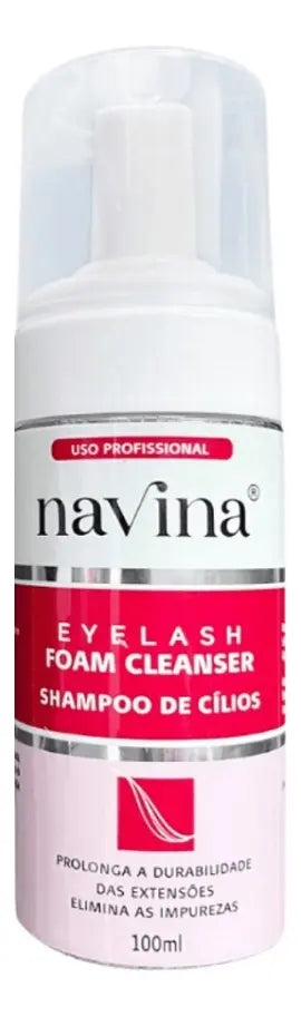 Shampoo De Cílios Navina Para Higienização 100ml Extensão