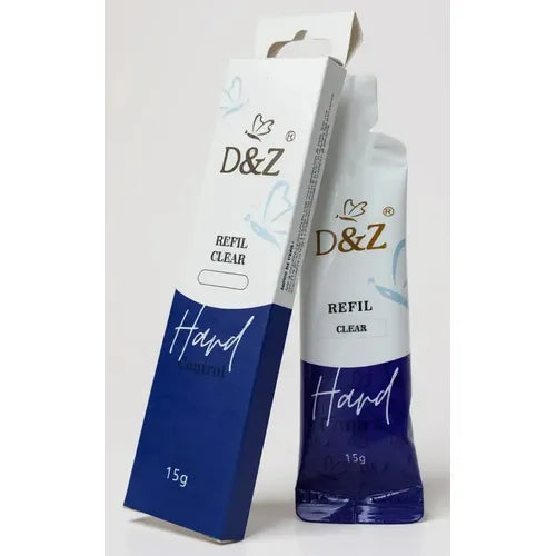 Gel Sache Hard Control D&z Refil Nails Cor Clear 15G