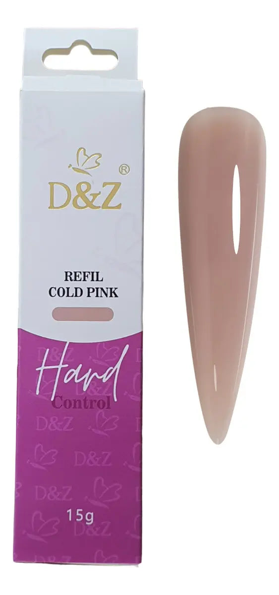 Gel Refil Hard Control D&z Sache  Cold Pink 15G