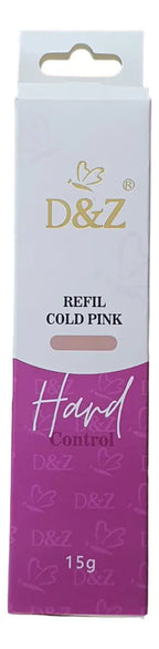 Gel Refil Hard Control D&z Sache  Cold Pink 15G