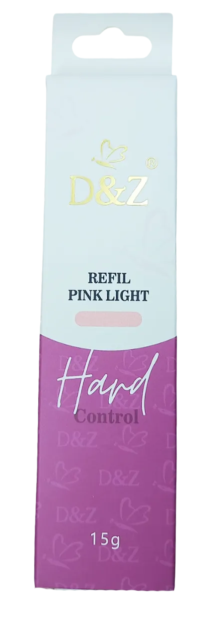 GEL Refil Sachê Hard Control Pink Light D&Z 15G