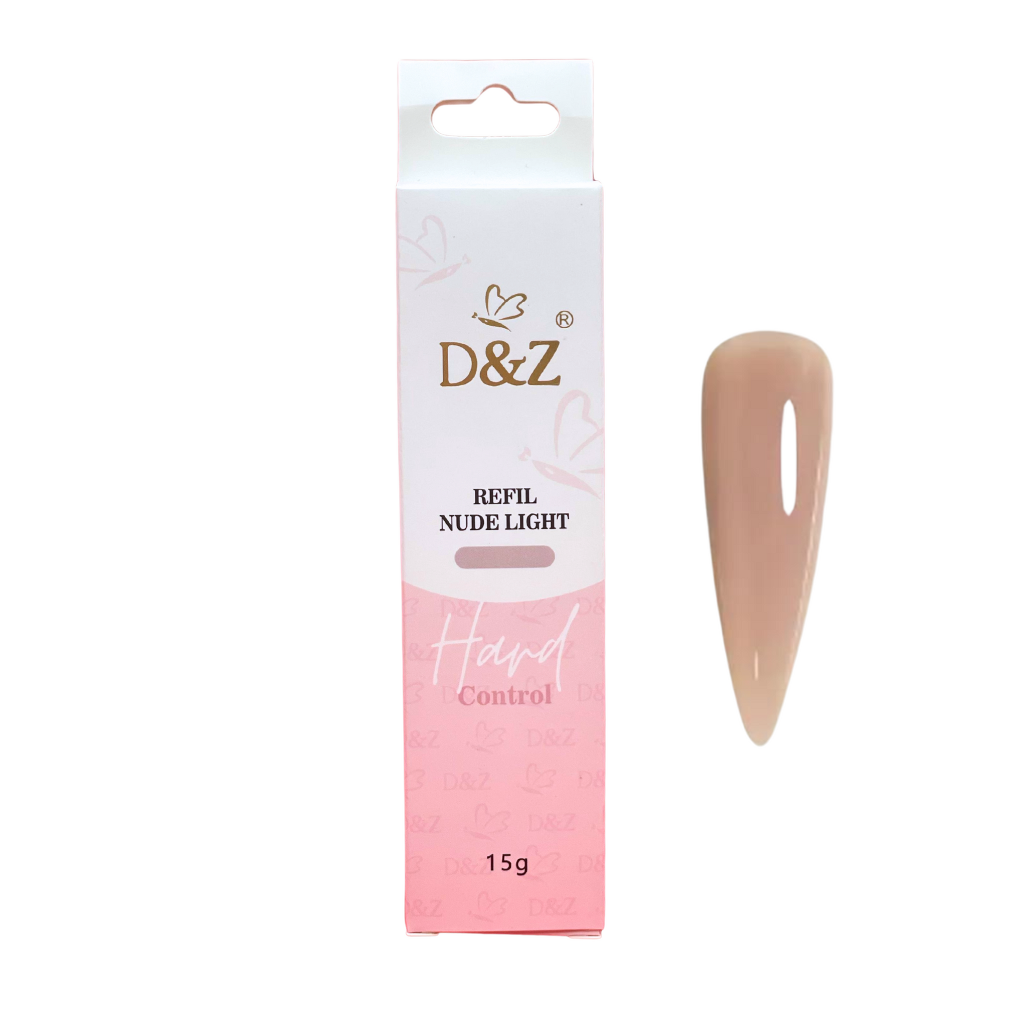 Refil Gel Hard Control D&Z – Nude Light 15g