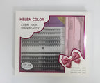 Kit Tufinho Hellen Color (cola E Pinça) Mix 9 Ao 14 (20 E 30p)