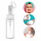 Frasco Pump Espumador com Escova de Silicone 100 ml