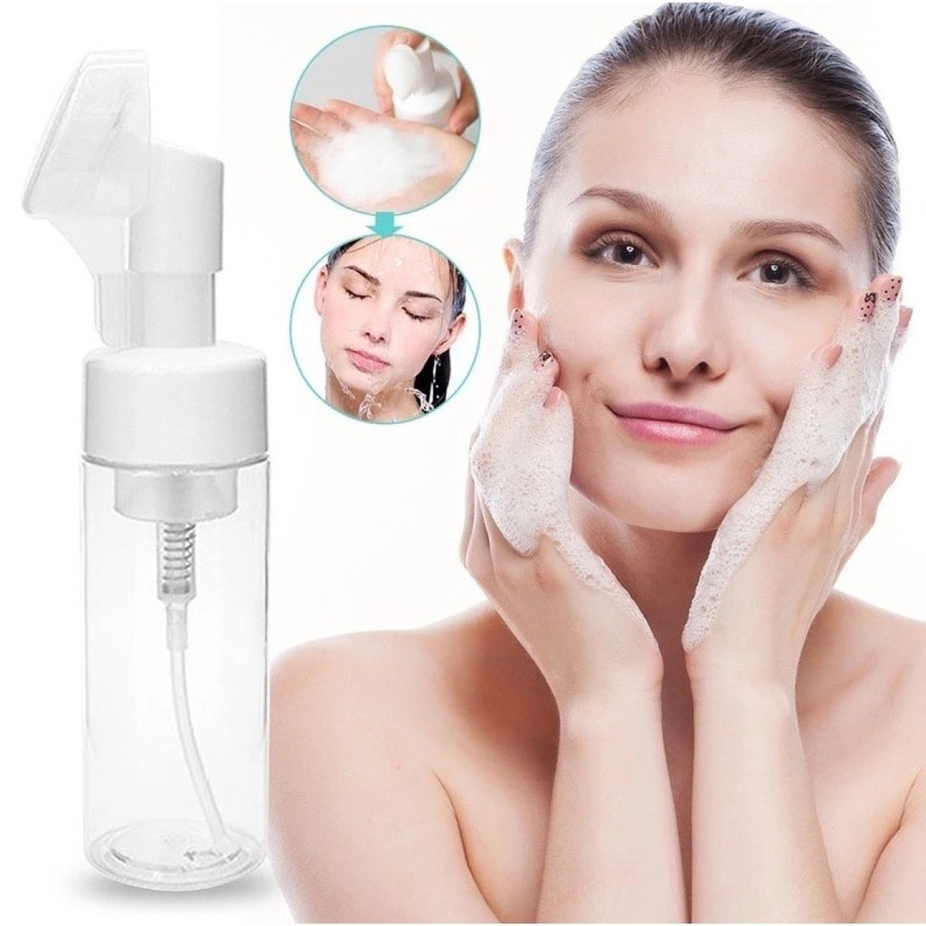 Frasco Pump Espumador com Escova de Silicone 100 ml