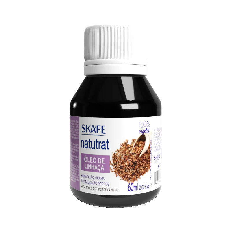 Oleo Capilar de Linhaça  100% Vegetal 60ml