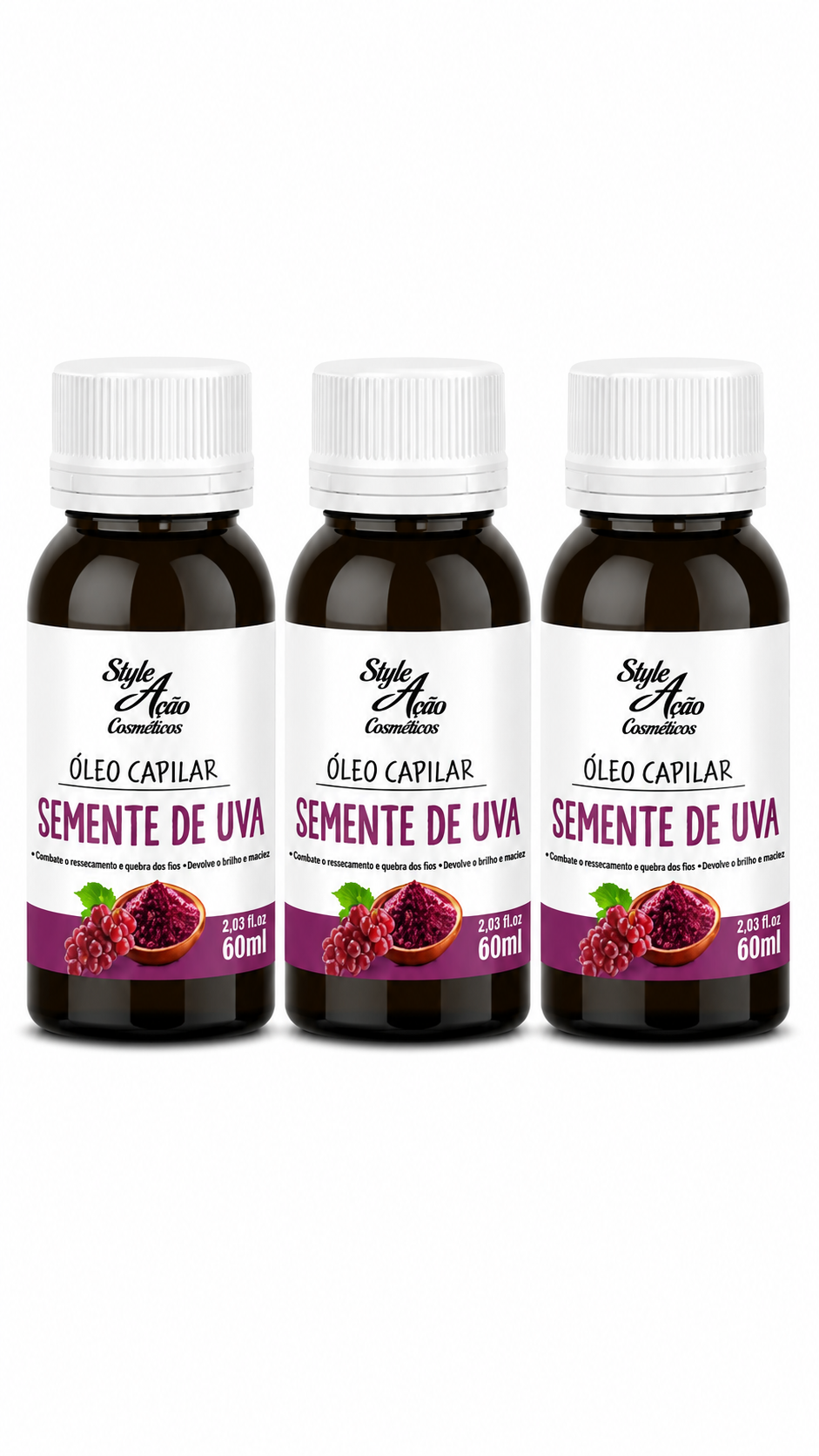 Oleo de UVA Capilar Style açao 60ml