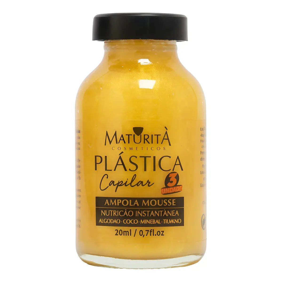 Ampola Mousse Plastica Capilar Maturitá 20ml