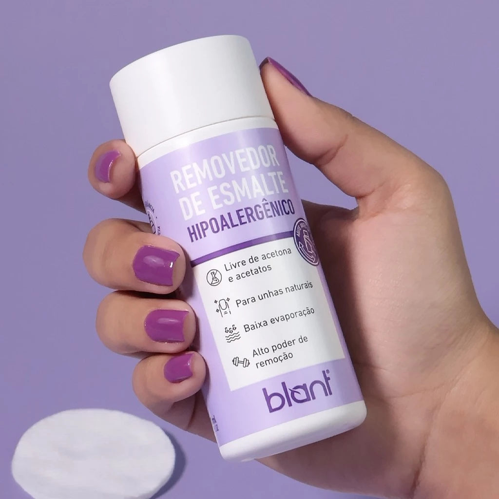 Removedor de Esmaltes Hipoalergênico Blant 80ml