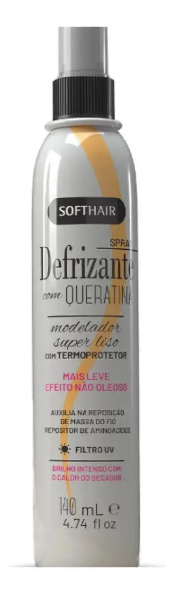 Spray Defrizante com Queratina Soft Hair 140ml