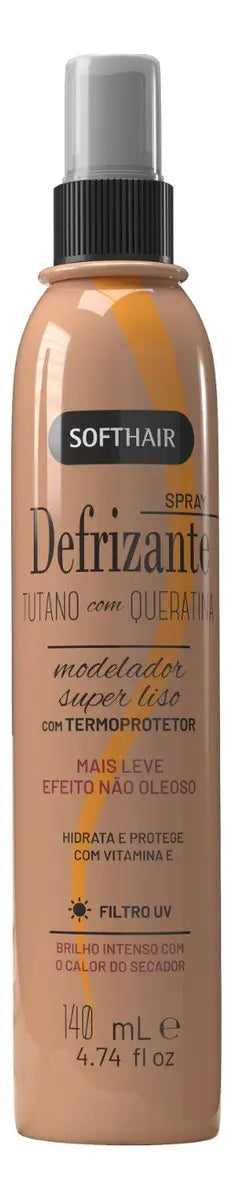 Spray Defrizante Softhair Tutano Com Queratina 140ml