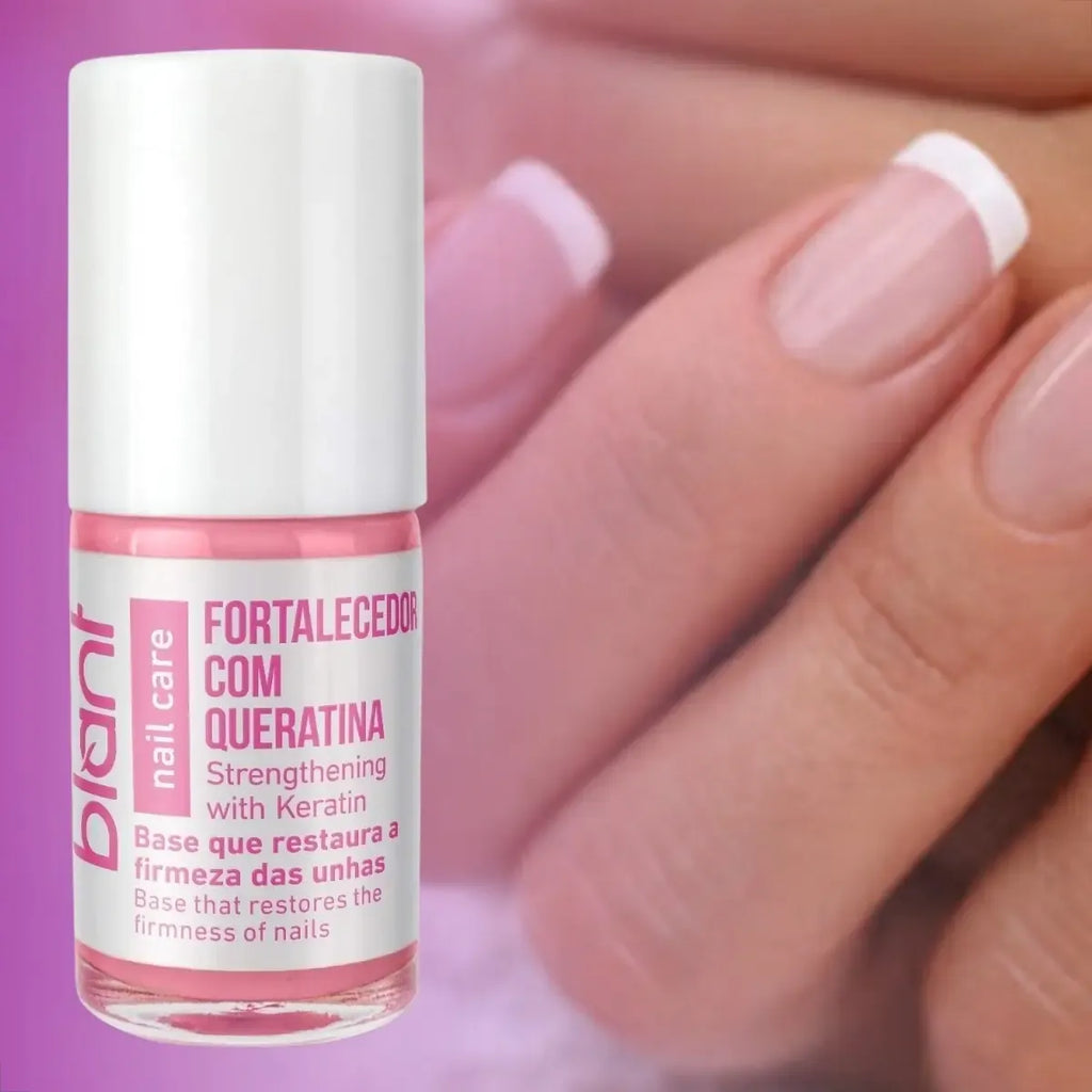 Base Fortalecedora Com Queratina Crescimento E Brilho Blant 8,5 ml